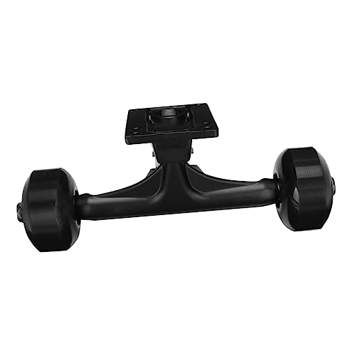 BCOATH Skateboard Bracket Kit Bearings and Wheels Complete Skateboard Accessories Beginners Easy Installation Sturdy Construction Black Components