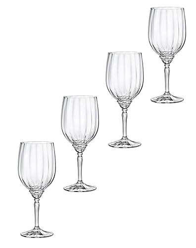 Bormioli Rocco Florian - Set di 4 bicchieri da vino rosso, per gin & tonic, 510 ml, trasparenti