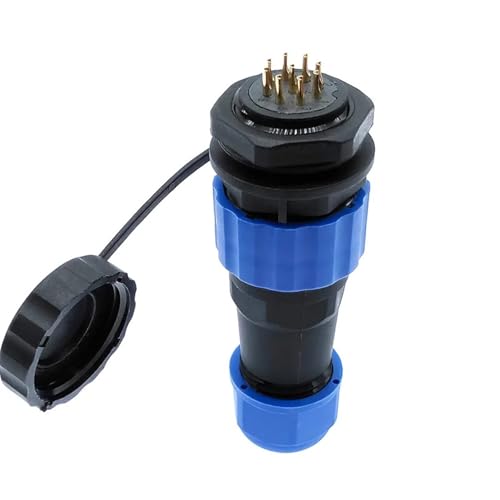 Connecteur SP20 IP68 robuste 2 broches mâle femelle haute résistance thermique