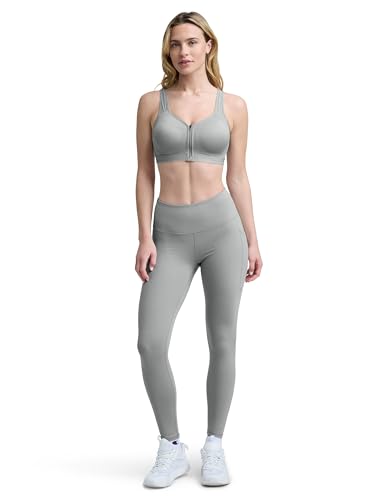 Image of Champion Women's Sports Bra, Motion Control Front-Zip, High-Impact Maximum Support, Breathable, Moisture-Wicking