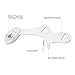 LUXE Bidet NEO 110 - Single Nozzle, Non-Electric Bidet Attachment for Toilet Seat, Adjustable Water Pressure, Rear Wash (White)