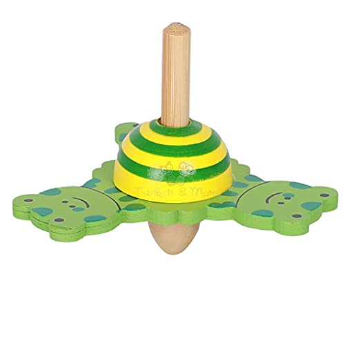 Image of Trinkets & More Spinning Tops for Kids Toddlers 3+ (Animal Theme Pack of 3)