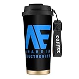 コーヒーカップ タンブラー 機動戦士ガンダム (1) 魔法瓶 水筒 ステンレス製 コンビニカップ 蓋付き ストロー付き 直飲み 保冷 保温 車用 500ml Black