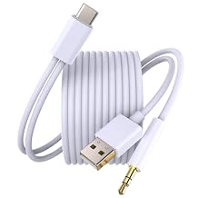 LMUBOY 2-in-1 Aux to USB-C Cord for Old Car[No Buzzy],[MFi Certified] Type-C to 3.5mm Audio Aux Cable with Charging|USB C Male to Car Stereo Cable for iPhone 17/16/15, Galaxy S20-S25, Pixel 10-4