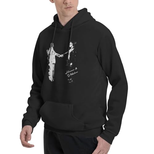 Men'S Loose Fit Long Sleeve Drawstring Hoodie Pullover Sweatshirt3