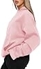 TICTICMIMI Sudaderas con capucha para mujer, lindas, forro polar, bolsillo canguro, 60% algodón, suaves, holgadas, oversize, para otoño/invierno, casuales, uso diario 5