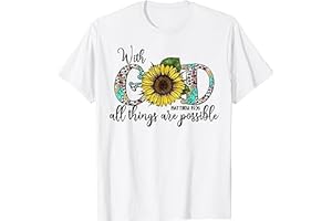 With God All Things Are Possible Spring Sublimation Shirt