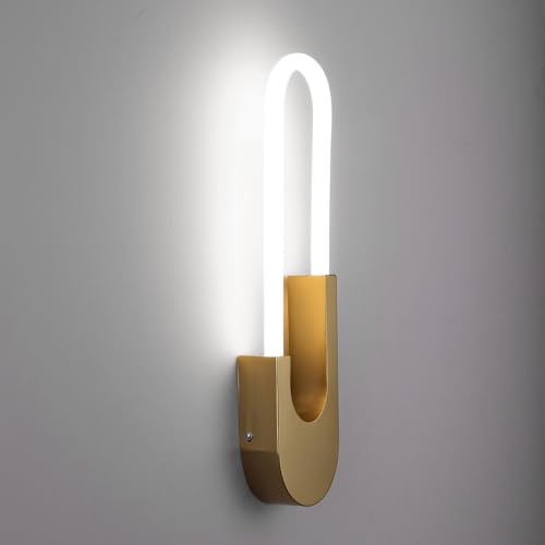 Apliques de pared LED modernos lámpara interior de líneas decorativas 40cm 1