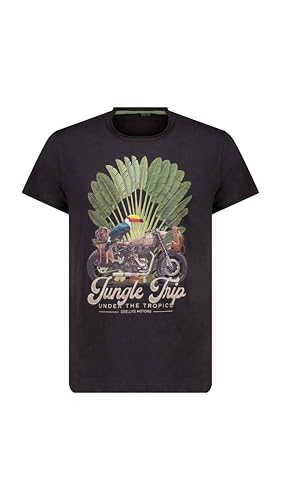 DEELUXE - T-shirt AVENTURA Homme en jersey de coton 100% - Coupe classique, col rond, manches...