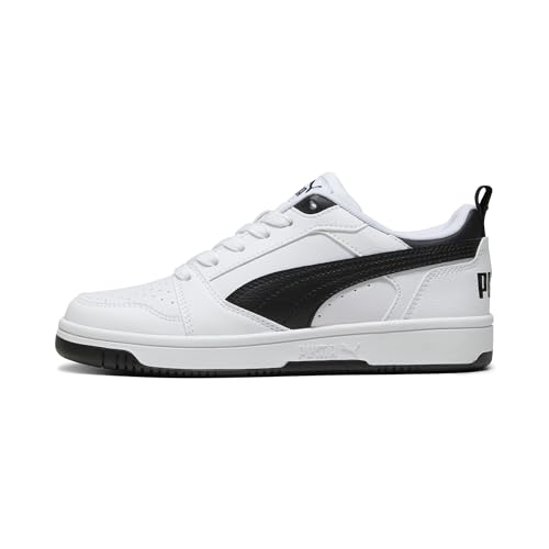 PUMA Unisex Kinder Rebound V6 Lo Jr Sneaker, Puma White Puma...