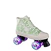Volwassen Double-Row Canvas Roller Skates, Beginner Roller Skates, Heren- En Dames Vierwielige Waterdichte Schoenen…