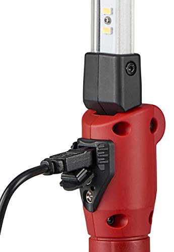 Image of Streamlight 74850 Strion Switchblade 500-Lumen Rechargeable Compact Multi-Function LED Work Light with Color-Rite Technology, and USB Cable, Red