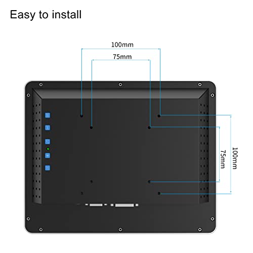 Image of GreenTouch 10.4 Inch PCAP Multi-Touch Touchscreen Monitor - HDMI /VGA /DVI Port Built-in for Kisok - 800 * 600 Resolution