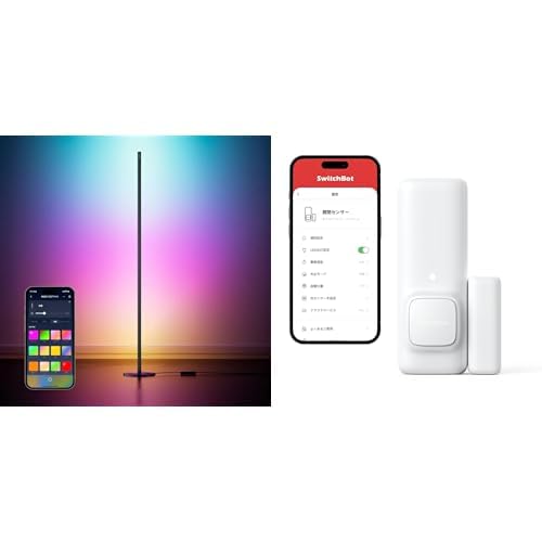 yZbgzSwitchBot RGBIC tACg JZT[ Alexa MatterΉ - XCb`{bg ԐڏƖ tAv  Q Ɩ RGB 1600F }`J[ iK F uΉ tȒP hƑ΍ X