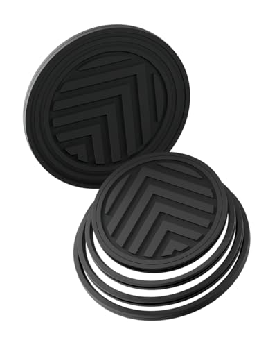 TRIZEPSSEIL FitRing Adjustable Car Cup Holder Coasters 2.753.54 Adjustable Diameter Silicone Coaster Upgrade Helps Reduce Side Gaps and Stay Put 2-Pack