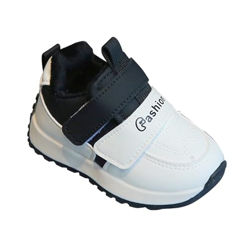 Infant Baby Leather Sneakers Unisex Toddler Classic Water Proof Comfortable Furry Warm Winter Outdoor Play Kid Girl