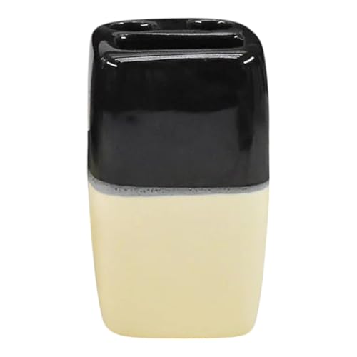 Image of Kookee Ceramic Toothbrush Holder - Stylish & Durable Bathroom Organizer (1 Piece) Multi (09680-TH)