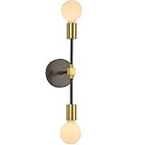  Deckenmontage oder Wandmontage: Die goldLeuchte kann vertikal oder horizontal installiert werden. Hängen Sie es an dieWand oder Decke, je nach Dekorationsstil Ihres Hauses. Perfekt für mid-centuryDekorationsstile  und kombiniert denmodernen und Retro-Stil. 