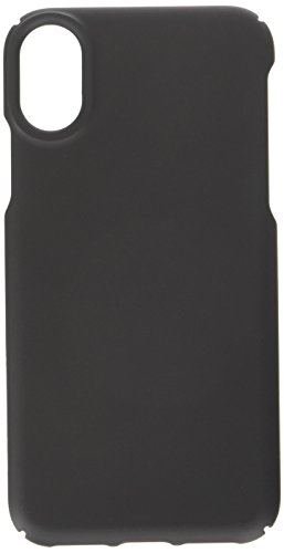 iPhone X Case, ELV iPhone X 10 Slim Premium Hard PC Snap-on Case Anti-Slip Matte Coating for Perfect Grip Hybrid with Inbuilt Microfiber Case Cover for Apple iPhone X / iPhone 10 (BLACK)