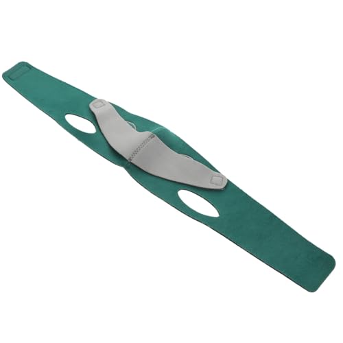 EXCEART Cinturón Reductor de Mentón Facial de Poliéster Verde, Fácil de Usar Efecto Lifting para Eliminar Papada, Adecuado para Leer y Hacer Tareas Domésticas