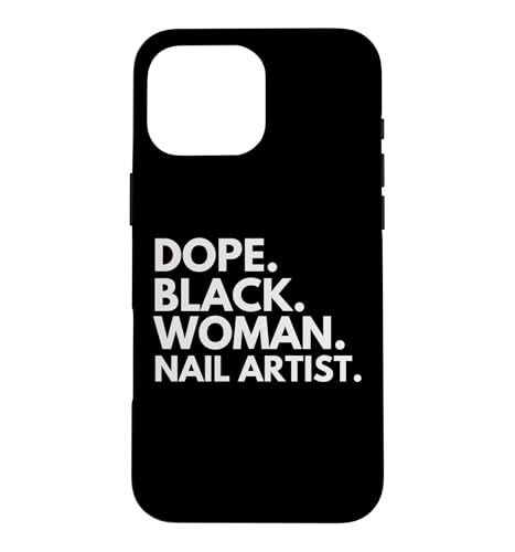Dope Black Woman �l�C���A�[�e�B�X�g �G���p���[�h�u���b�N���j���� �X�}�z�P�[�X iPhone 16 Pro Max �p