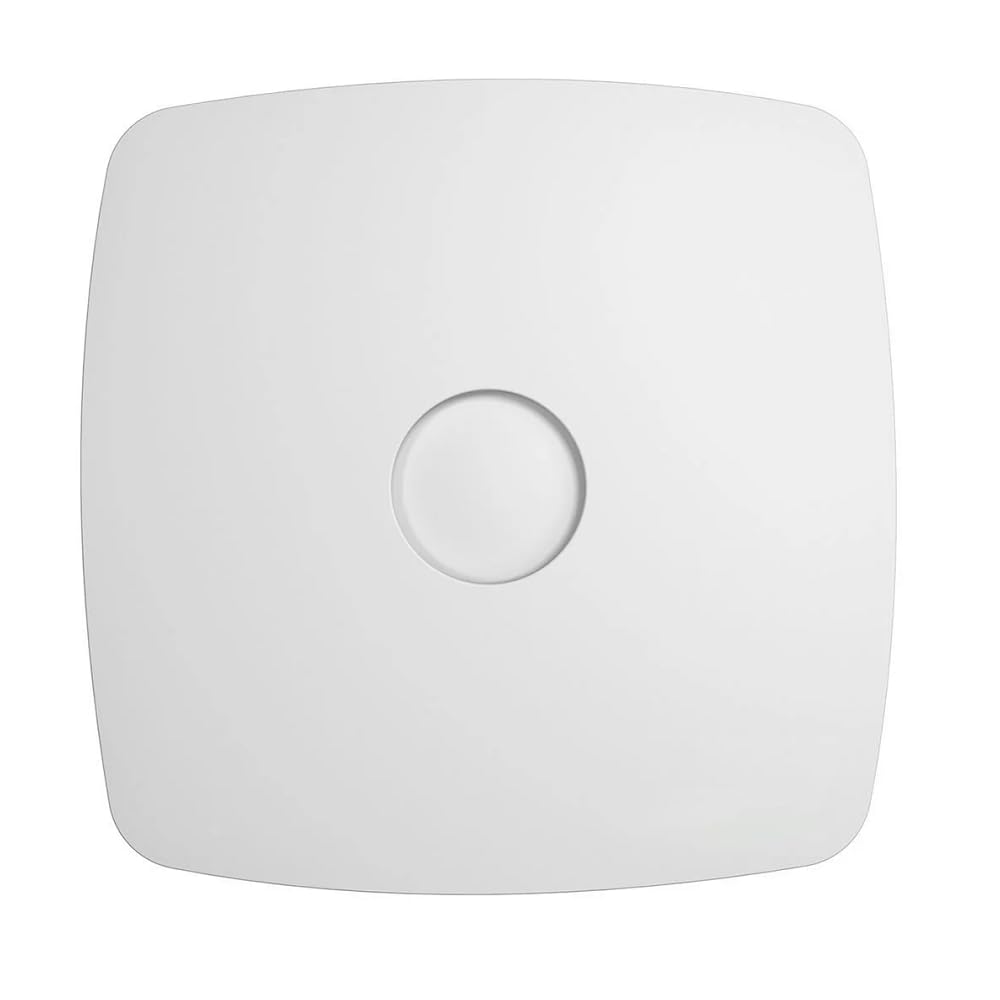 Vlano ENSO 125 Badlüfter, Standard, Rückschlagklappe, 125 mm, 180 m³/h, Geräuscharm 33 dB(A), Weiß, WC Ventilator, Raumlüfter, Abluftlüfter, Entlüfter