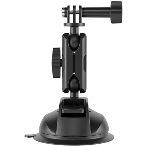 TELESIN Universal Suction Cup Holder with Phone Holder and Action Camera Mount TE-SUC-012 by TELESIN - Used condition - CA$16.21