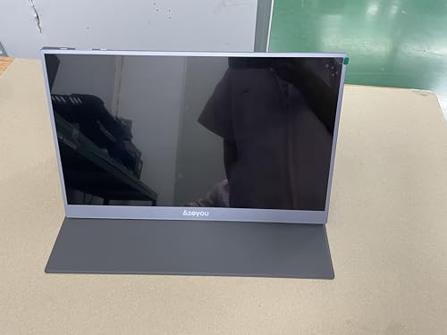 Image of Azeyou Portable Monitor, 15.6 Inch Metal Computer Monitor for Laptop