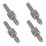 NOLITOY 4 Stück Blutdruckmessgerät Armband adapter Abs Ersatzteil Manschettenanschluss Kompatibel Elektronisches Zubehör für Oberarmmessgerät Einfache Installation Zufällige Farbe