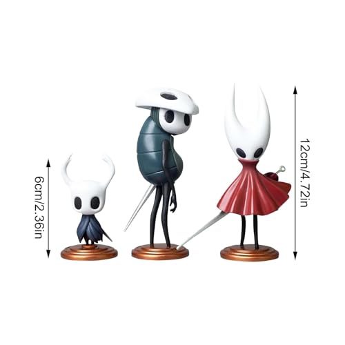 Andgogo Hollow Knight Figure Statue, Home Decor Cartoon Figurine, Popular Game Hollow Knight Action Figure, Gift for Fans and Friends