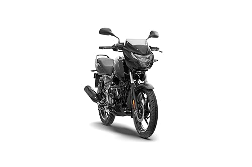 Image of Bajaj Pulsar 125 Disc Carbon Graphics Motorcycle, Single Seat, Ebony Black Grey, Booking for Ex-Showroom Price