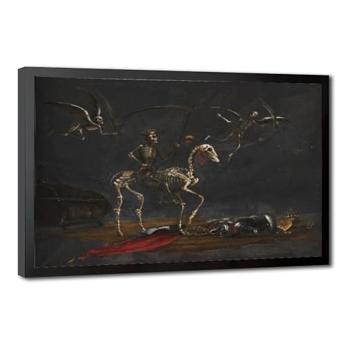 Mors Triumphans Leonaert Bramer affiche sur toile pour habiller un mur vide sans effort