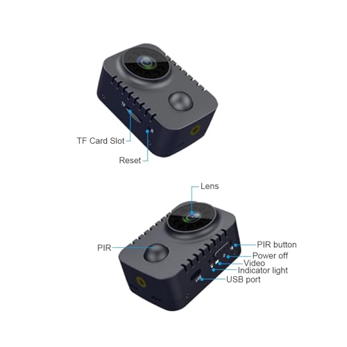 Cámara web PIR en espera MD29 con grabación de seguridad HD 1080P e instalación sin cables 6