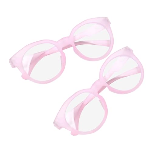 Holibanna 2 Piezas Gafas Infantiles Antirreflejo Protección Luz Azul con Irrompible para Adolescentes Alivio Fatiga Visual para Ordenador y Tabletas Color Rosa Suave