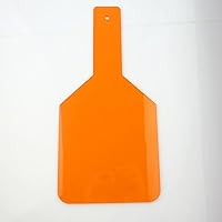 Vista 6 de SNAWOP Escudo de luz de curado dental de mano LED/UV Protección de luz Ojo/Cara Placa de placa naranja (1PCS)