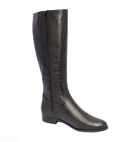Botte longue fille Revision Anita noire chaussure montante hiver