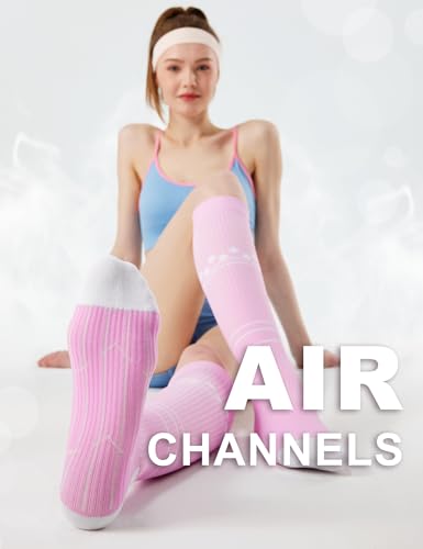 Image of FITRELL 3 Pairs Compression Socks for Women and Men 20-30mmHg-Circulation Support Socks