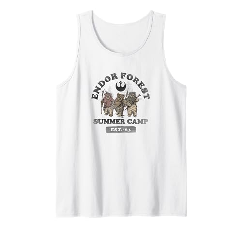 Star Wars Endor Forest Summer Camp Z1 Tank Top