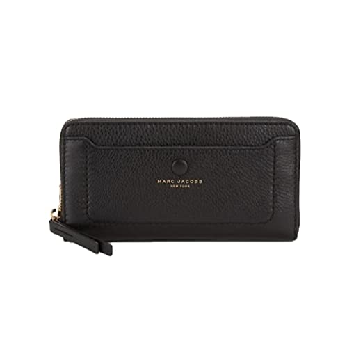 Marc Jacobs M0013048 Black Women's Empire City Leather Continental Wallet #TOP7