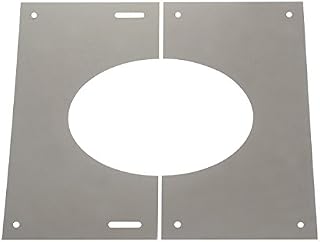 SHIELDMASTER 8" (200mm) 30-45 Degree Finishing Plate Twin Wall Insulated Flue.