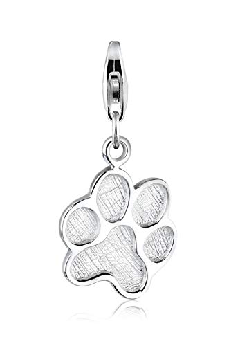 Elli Charm Damen Anhänger Katze Hund Pfote Tier in 925 Sterling Silber