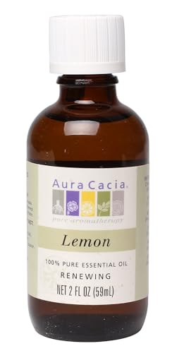 Aura Cacia Aceite Esencial Puro de Limón 2 fl oz miniatura 1