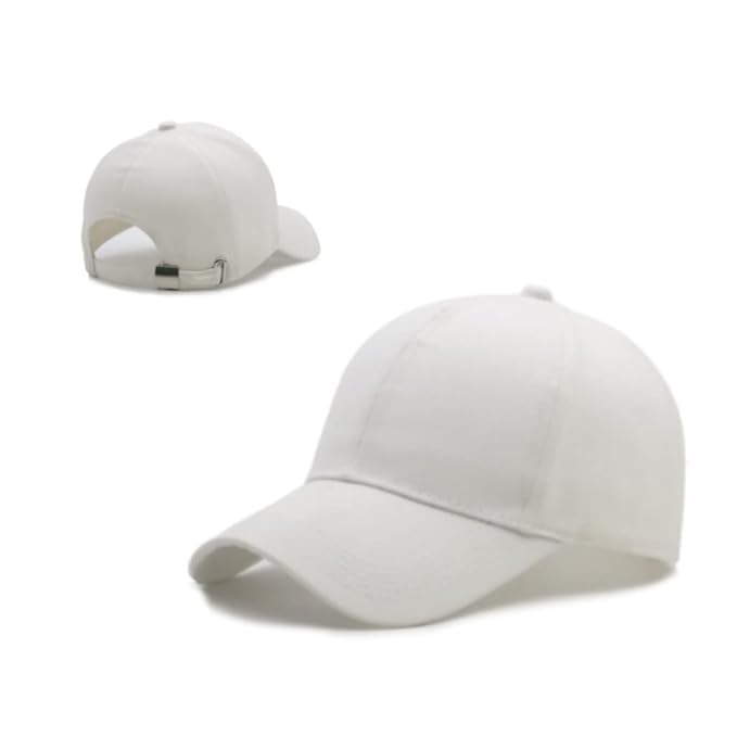 GenericStylish Baseball Summer Sports Cricket Adjustable Caps Fashion Cap for Men, Women, Kids Cotton Blend, All Season Sports, Cricket, Gym, Adjustable Buckle Pack of 1