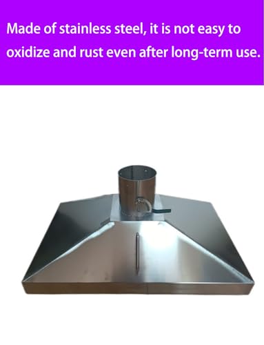 Hotte d extraction 50x50cm en acier inoxydable pour soudage - 5