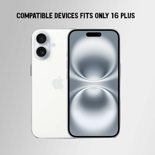 Image of Kratos Soft Silicone Case Cover Compatible with iPhone 16 Plus - Everyday Comfort Protection, Wireless Magnetic Charging Case with Raised Edge Camera & Screen Protection, Shock-Resistant Design