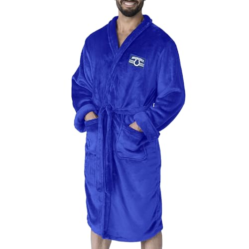 Northwest NFL Indianapolis Colts Silk Touch Bath Robe, Large/X-Large, Rollout Royal Blue