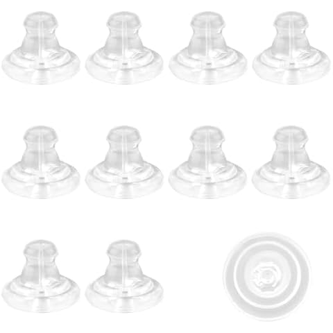 10pcs Silicone Earring Backs for Heavy Earrings Cover