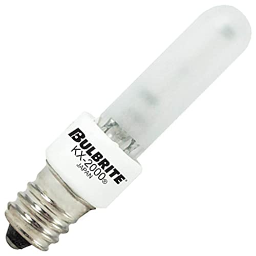 Bulbrite KX60FR/E12 Candelabra Screw Base (E12) Light Bulb, 1 Count (Pack of 1), Frost