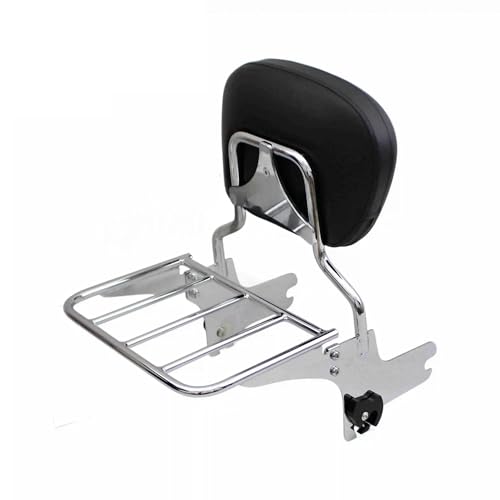 Dossier passager moto et porte-bagages arrière amovible pour Road King FLHX FLTR