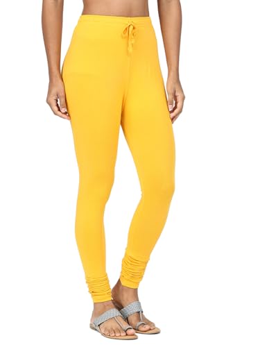 Image of Robinbosky Cotton Churidhar Leggings for Women - Stylish, Stretchable & Flattering Fit for All-Day Comfort